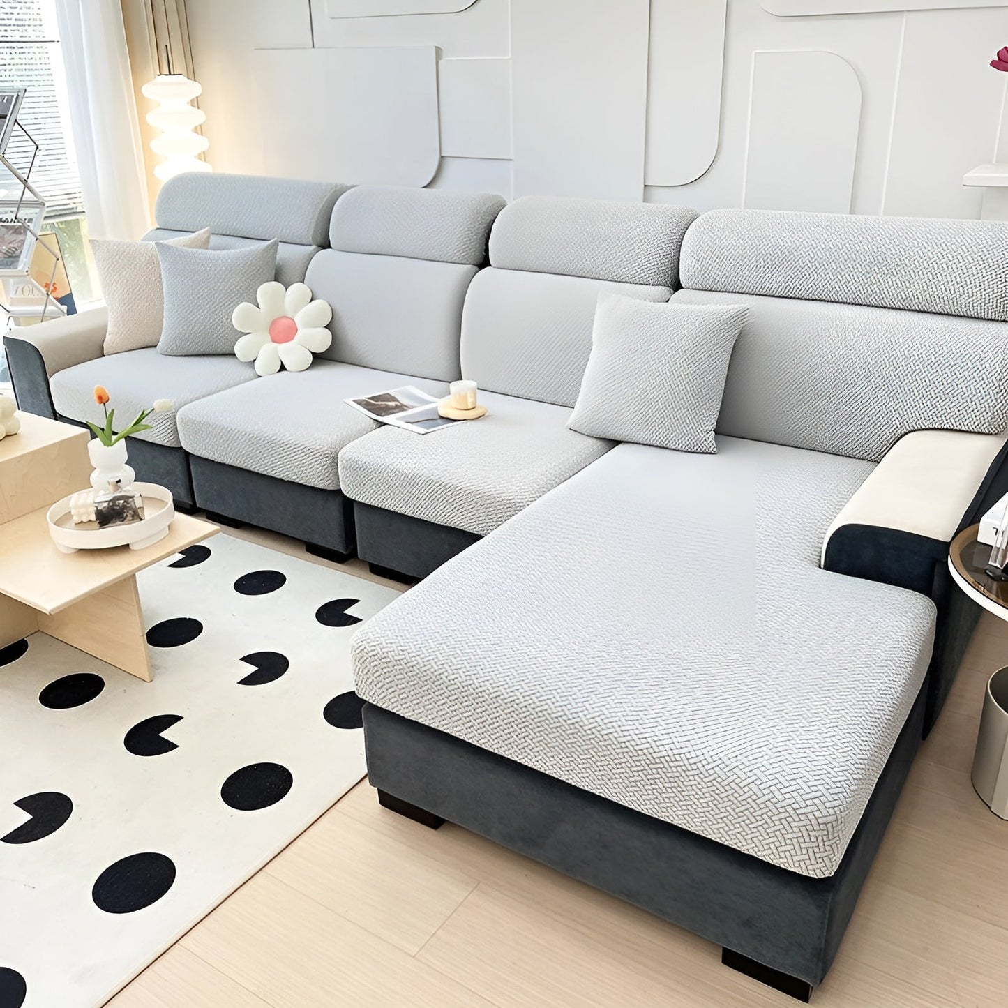 Water-Repellent Stretch Sofa Cover for All-Around Protection