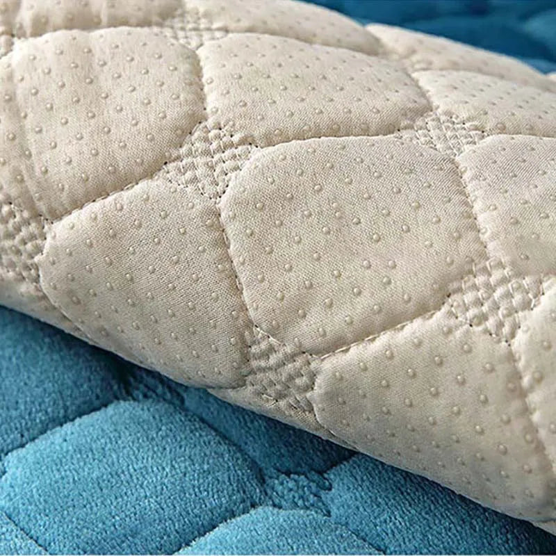 Soft Plush Non-Slip L-Shaped Sofa Cover