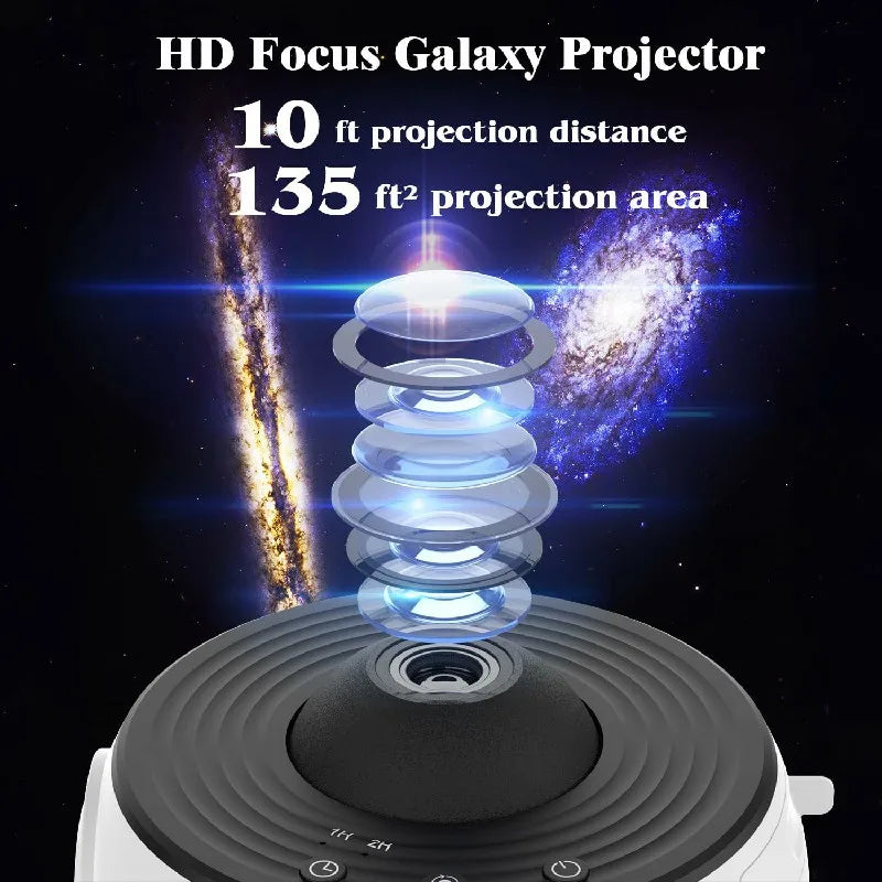 360° Rotating Planetarium Projector with 12 Effects and Timer