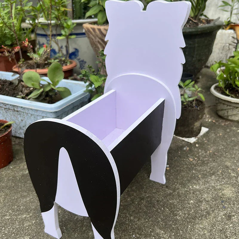 Dog-Shaped Planter - Adorable Indoor Outdoor Flower Pot