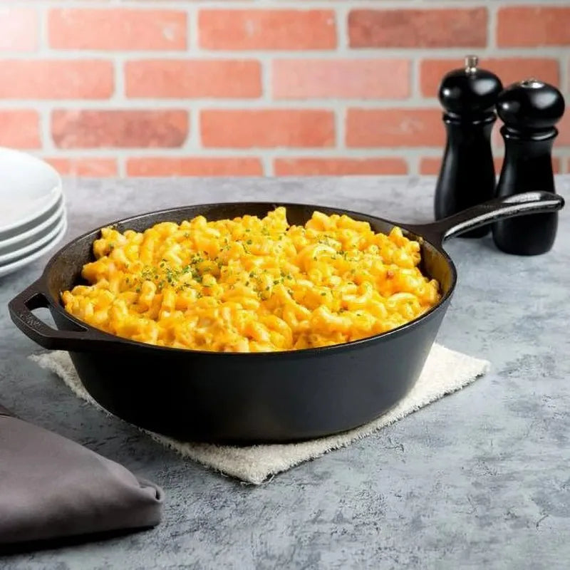 10.25 Inch Pre-Seasoned Cast Iron Deep Skillet