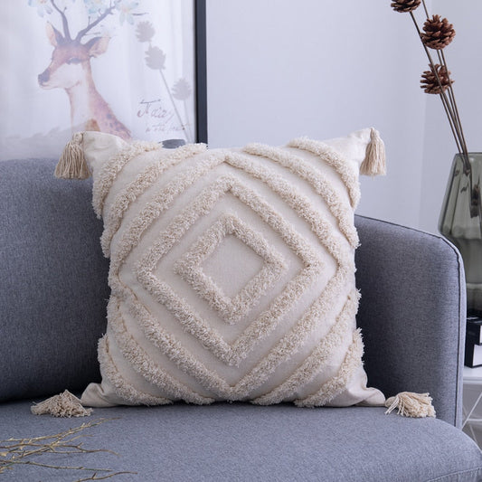 Boho Chic Cotton Pillowcases Set - Multicolor Ibiza Style