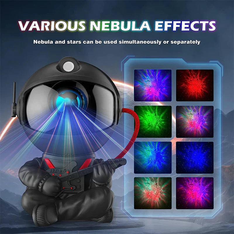Astronaut LED Galaxy Projector with Remote Control