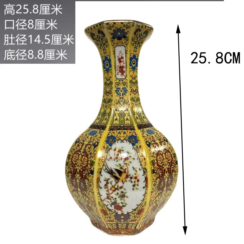 Antique Royal Chinese Porcelain Floral Vase 6-10 Inch