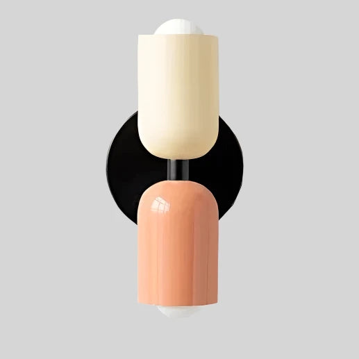 Modern Dual-Light Creamy Glow Wall Lamp