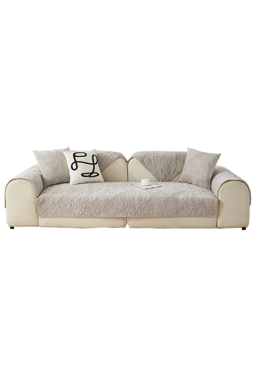 Plush Polyester Sofa Cover