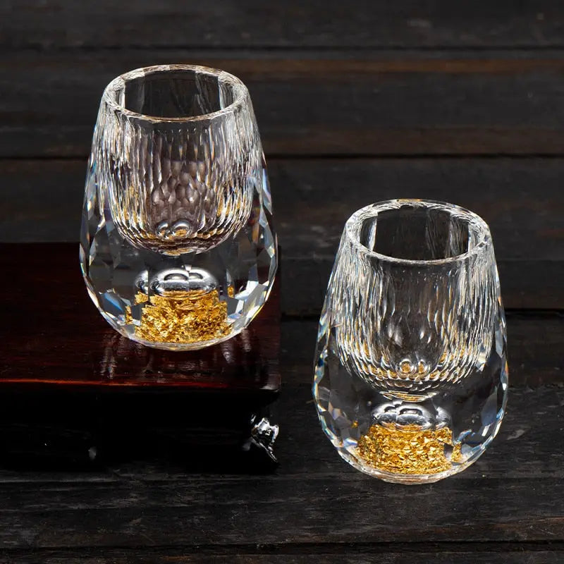 Luxury Crystal Whiskey Glass for Savoring Spirits