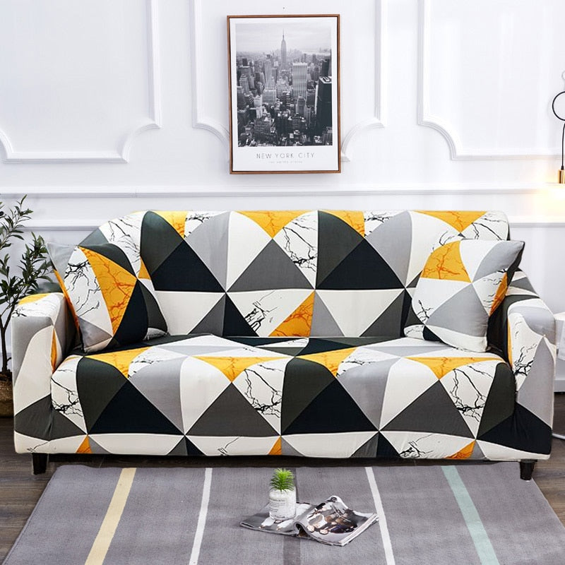 Modern Non-Slip Colorful Elastic Sofa Cover 35-118 Inch