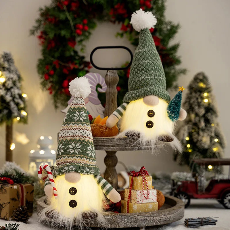 LED Christmas Gnome Night Light Decoration