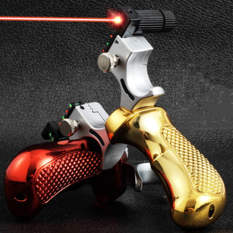 Laser Targeting High-Precision Slingshot