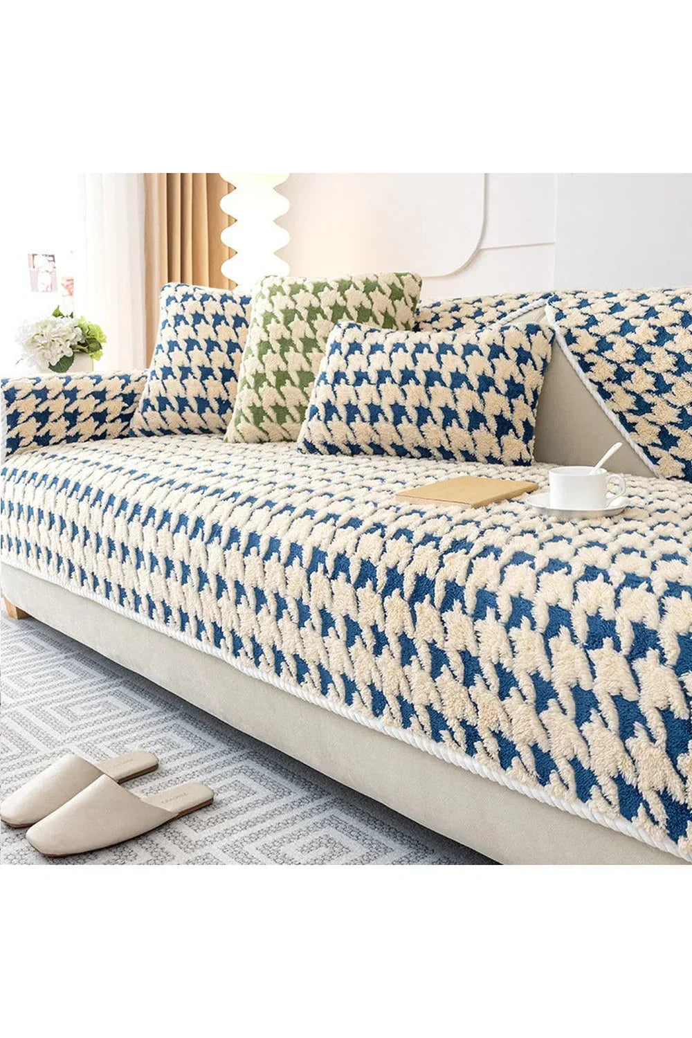 Velvet Polyester Sofa Cover