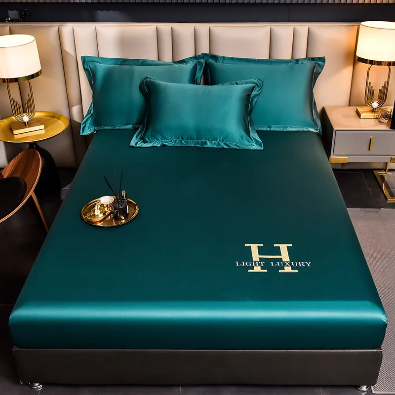 Silk Microfiber Fitted Bed Sheet - Soft and Breathable