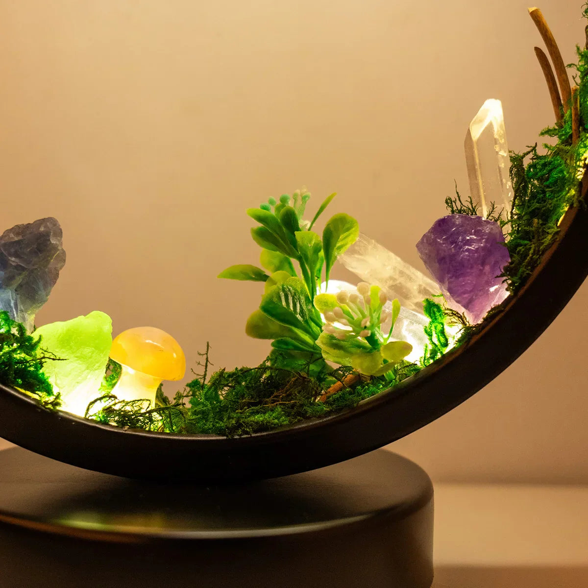 Eclipse of Enchantment LED Night Light with Crystals