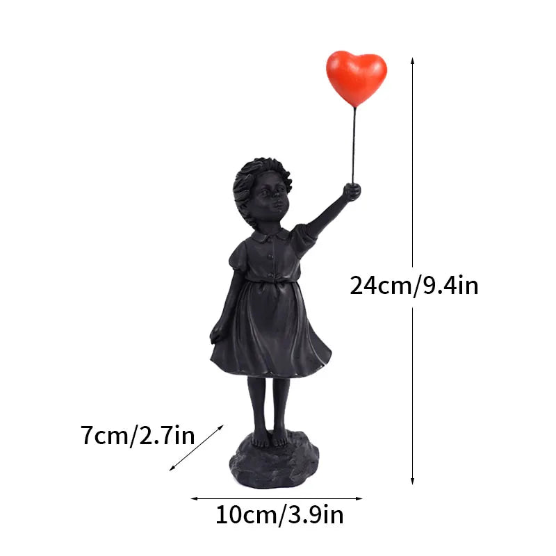 Banksy Inspired Flower Thrower Sculpture