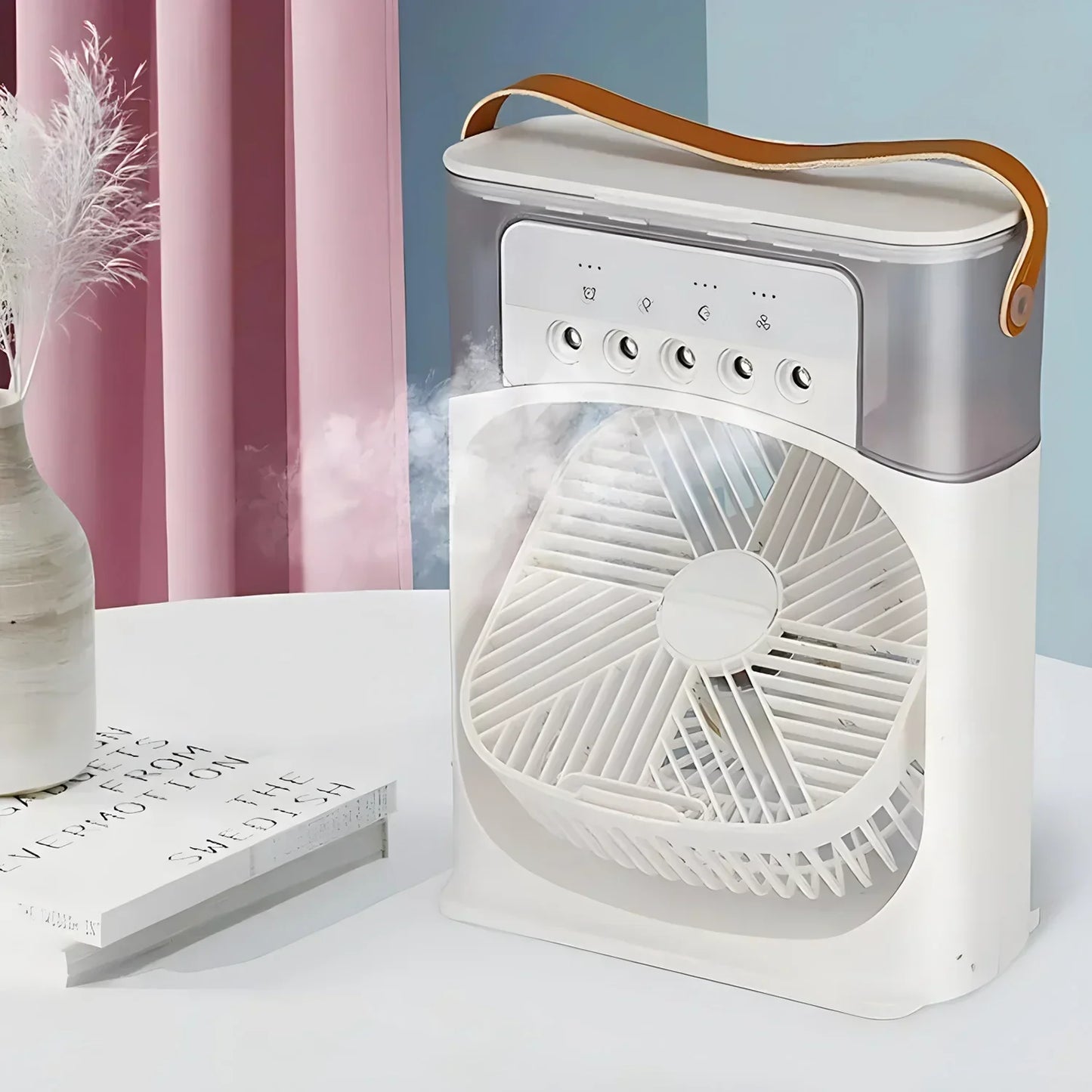 Portable 3-in-1 Air Cooler Fan with LED Night Light