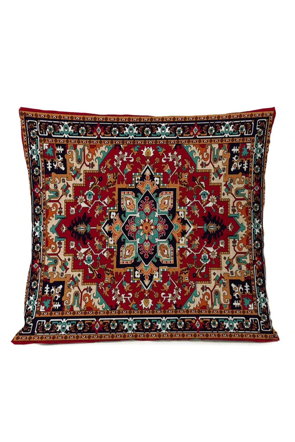 Ethnic Tribal Cotton-Linen Pillowcase