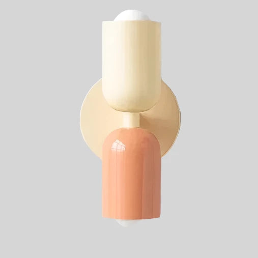 Modern Dual-Light Creamy Glow Wall Lamp