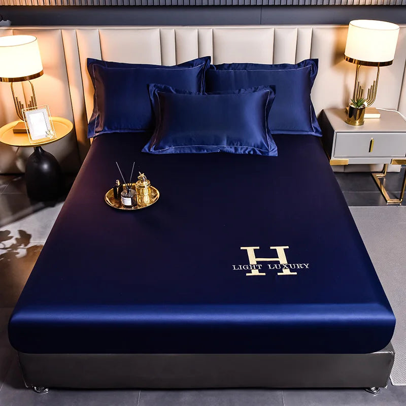 Silk Microfiber Fitted Bed Sheet - Soft and Breathable