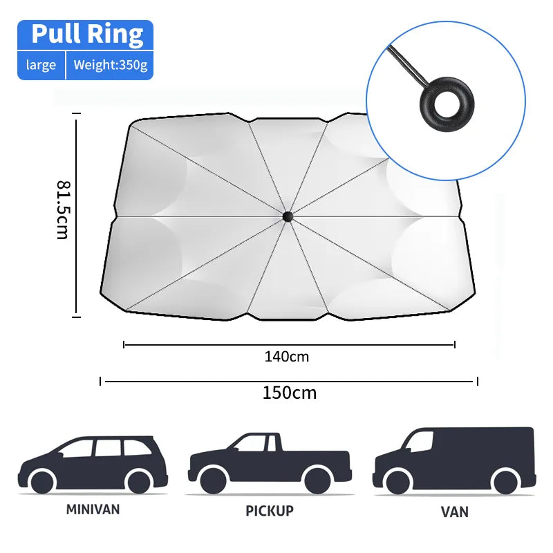 Foldable UV Protection Car Windshield Sunshade