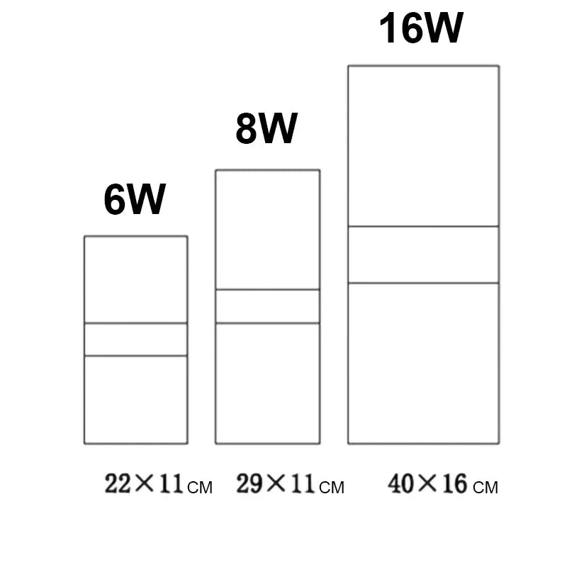 Modern LED Wall Light with Motion Sensor - Aluminum and Acrylic, Indoor Use