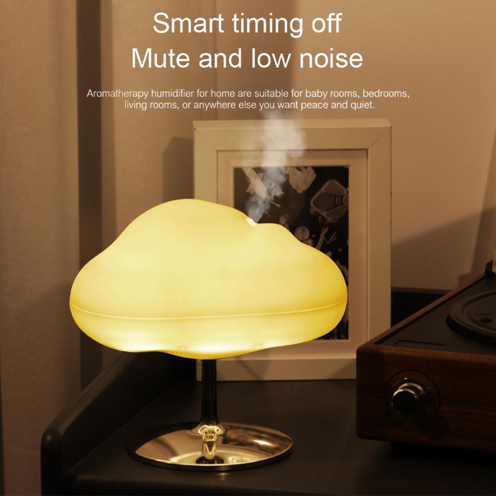 Cloud-Shaped Aromatherapy Diffuser with LED Night Light