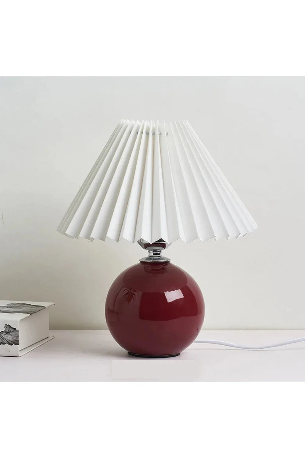 Vintage Ceramic Folding Table Lamp