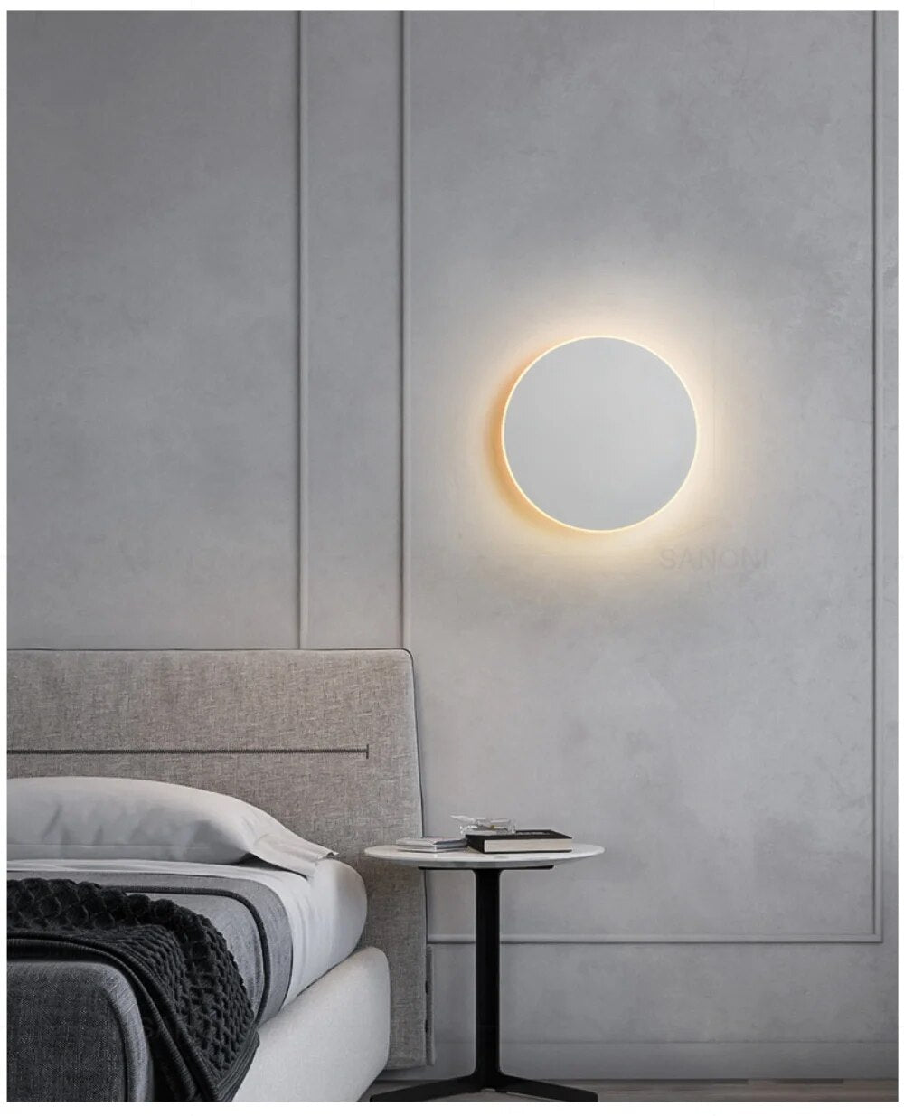 Round LED Wall Light - Modern Elegant Design