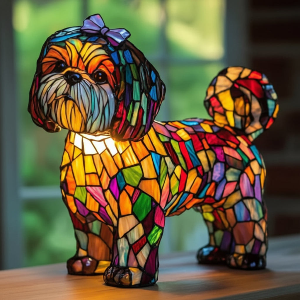 Dog Breed LED Night Light - Artistic USB Lamp