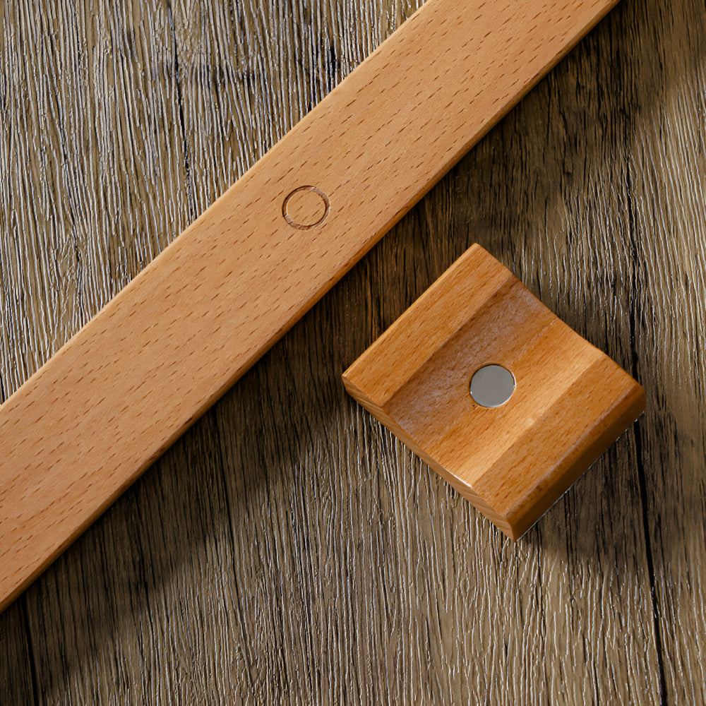 Magnetic Wall Mounted Beech Wood Shoe Horn