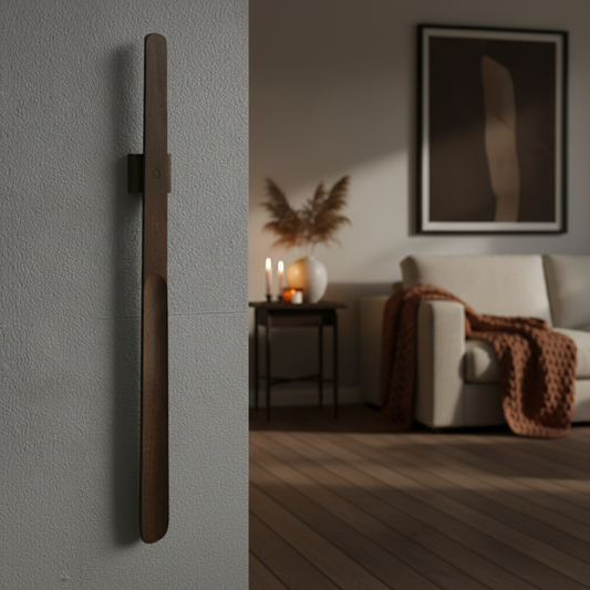 Magnetic Wall Mounted Beech Wood Shoe Horn