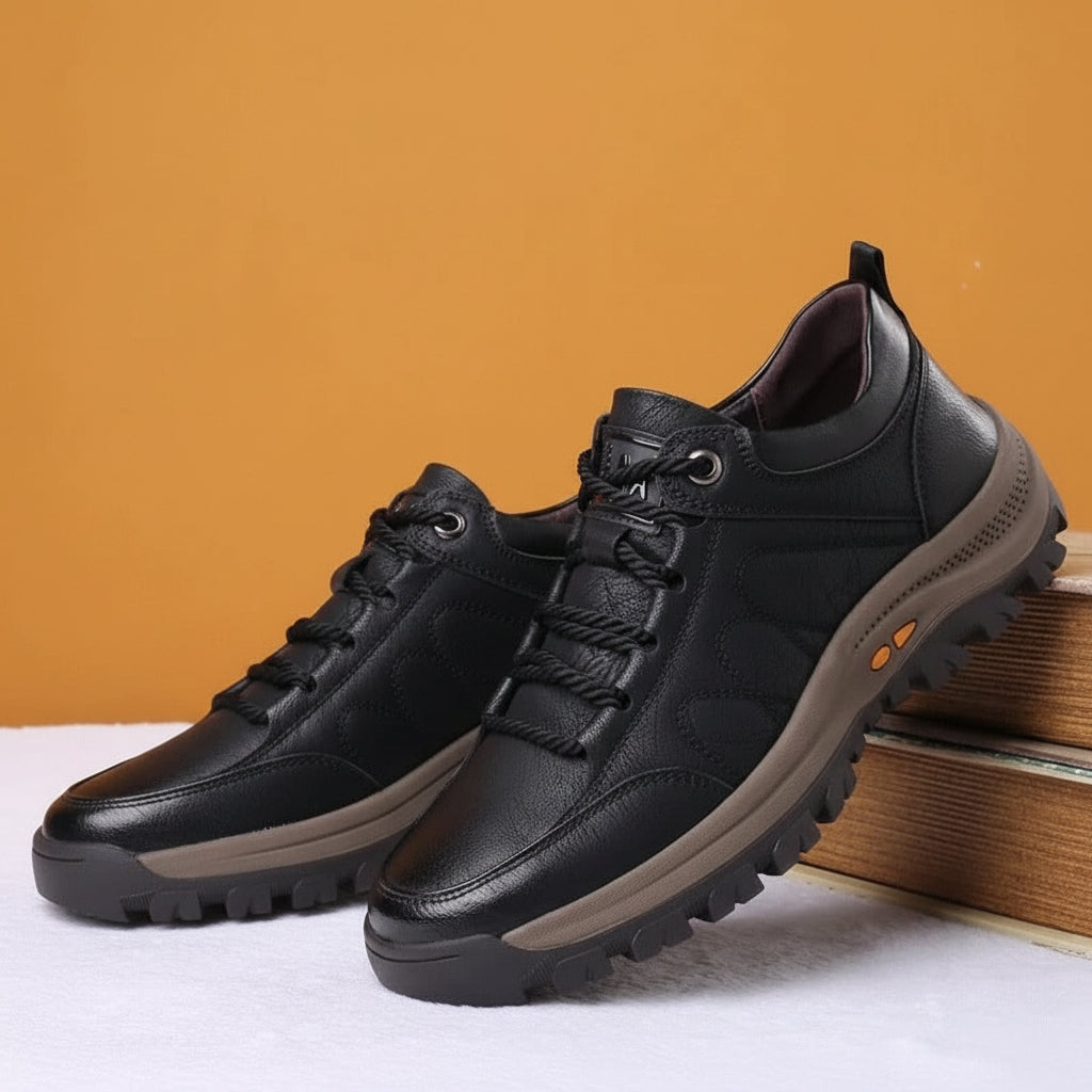Men's Waterproof Orthopedic Walking Shoes with Arch Support