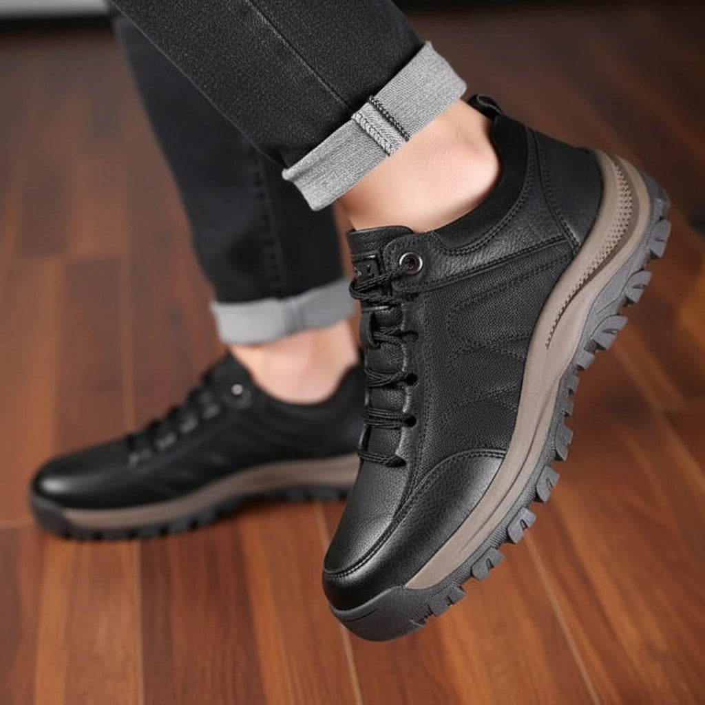 Men's Waterproof Orthopedic Walking Shoes with Arch Support