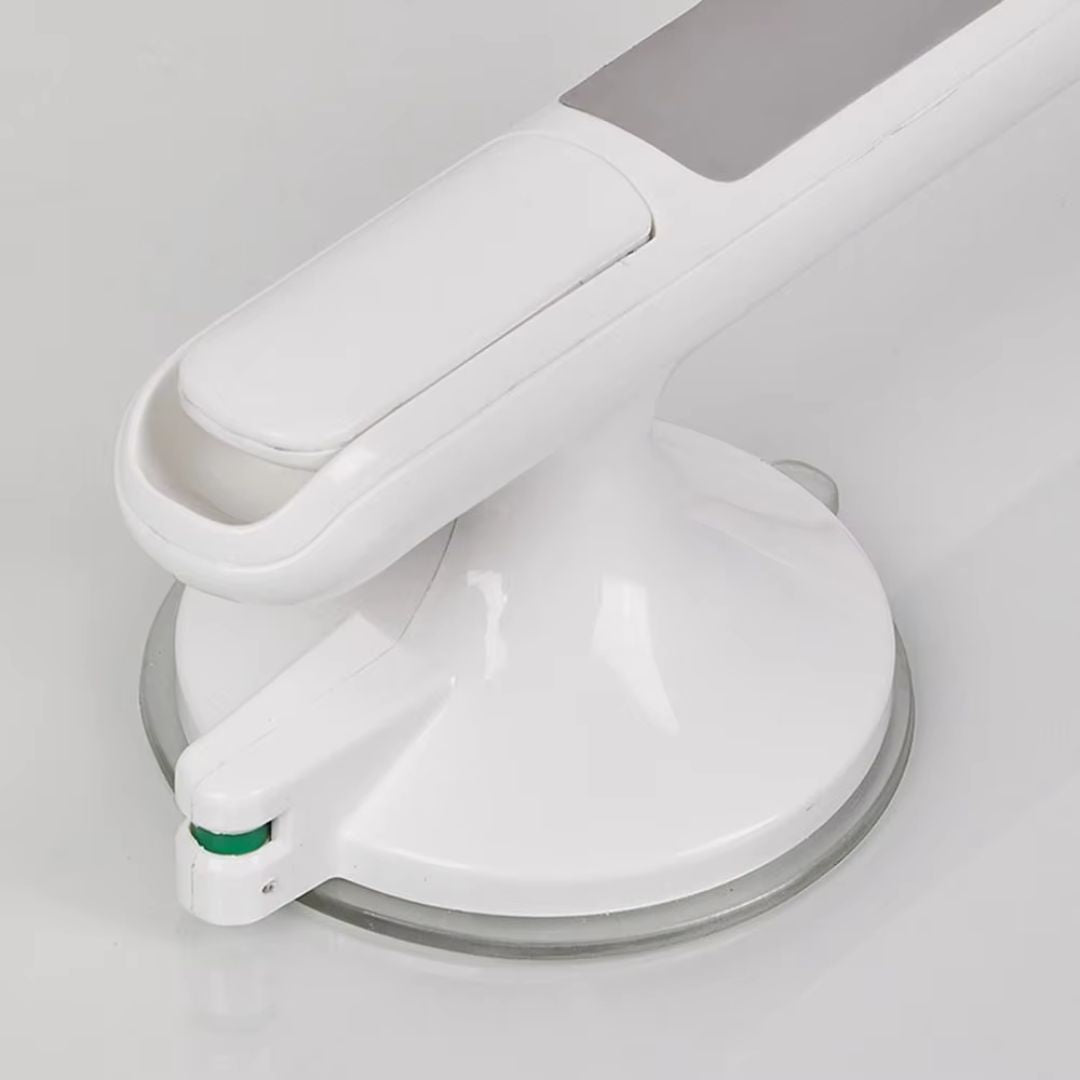Drill-Free Shower Handle Grab Bar with Safety Lock