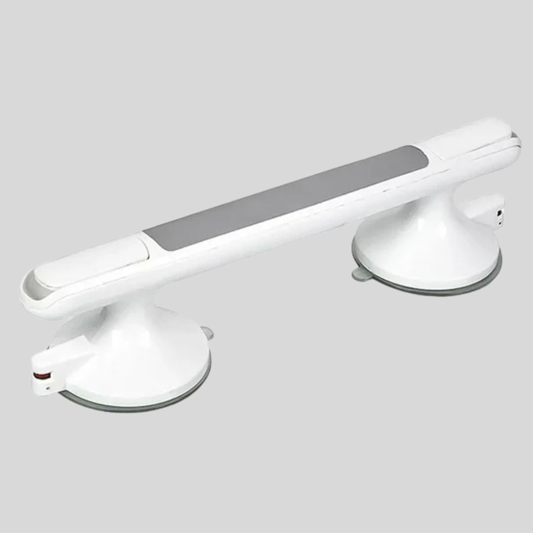 Drill-Free Shower Handle Grab Bar with Safety Lock