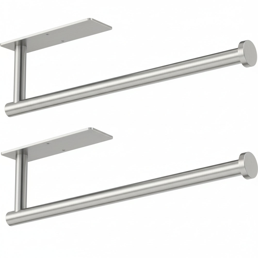 Wall Mounted Paper Towel Holder in Matte Black Stainless Steel