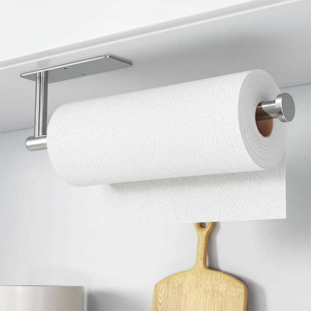 Wall Mounted Paper Towel Holder in Matte Black Stainless Steel