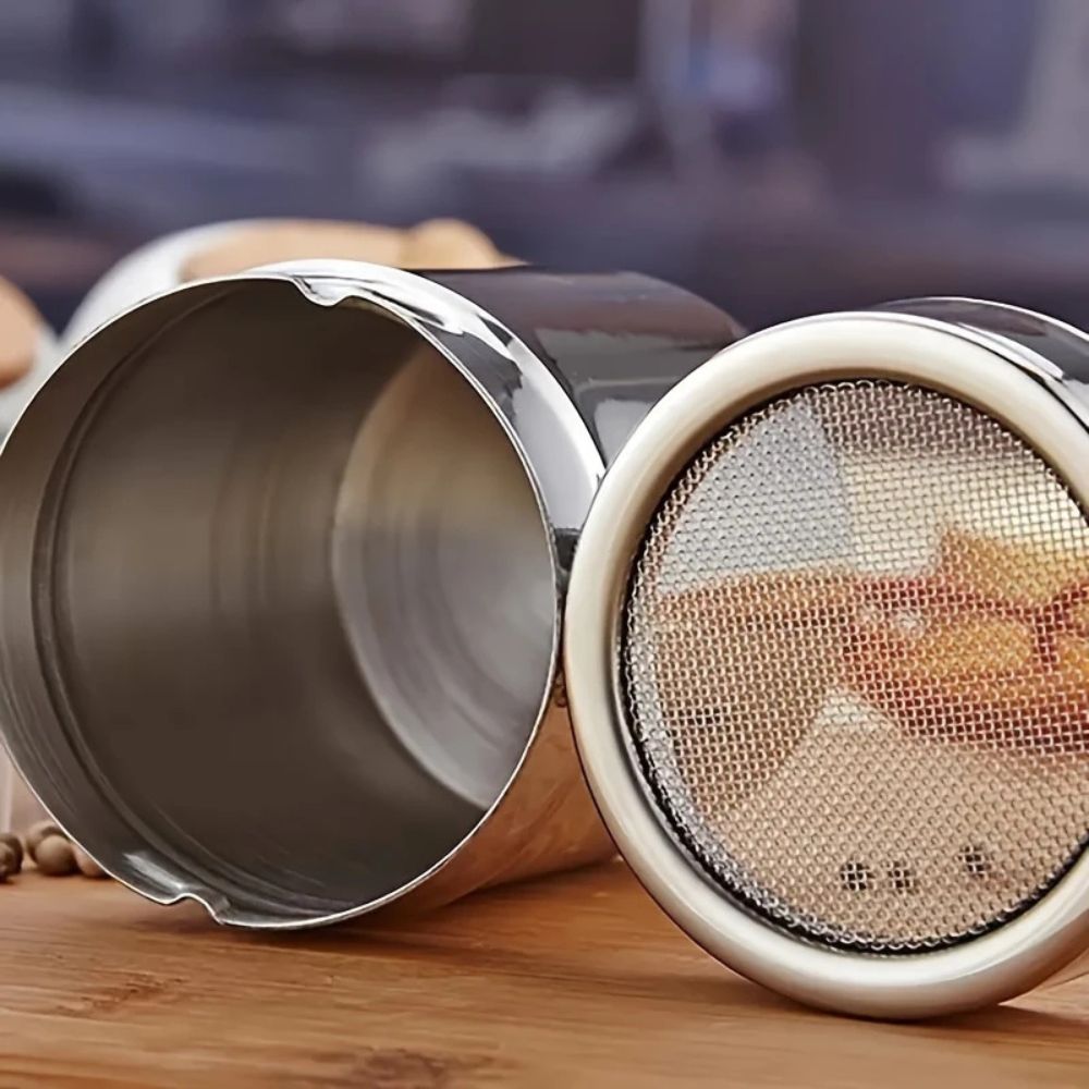 Stainless Steel Powder Shaker with Fine Mesh Top