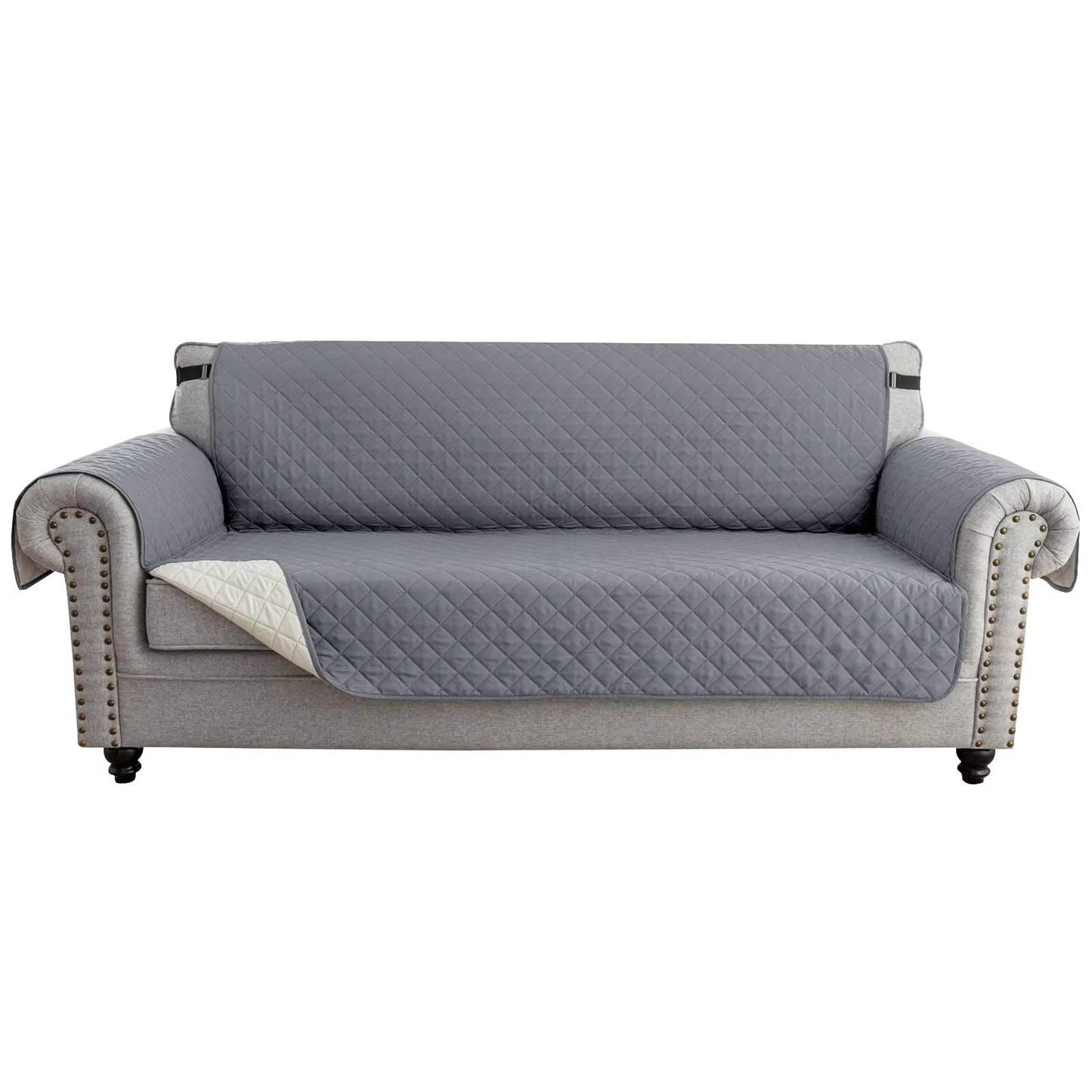Reversible Water Resistant Sofa Cover for 3 Cushion Couch