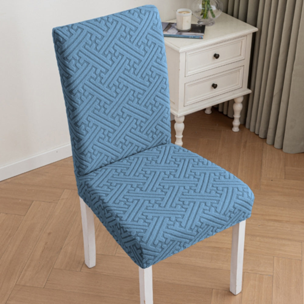 Stretch-Fit Microfiber Dining Chair Cover