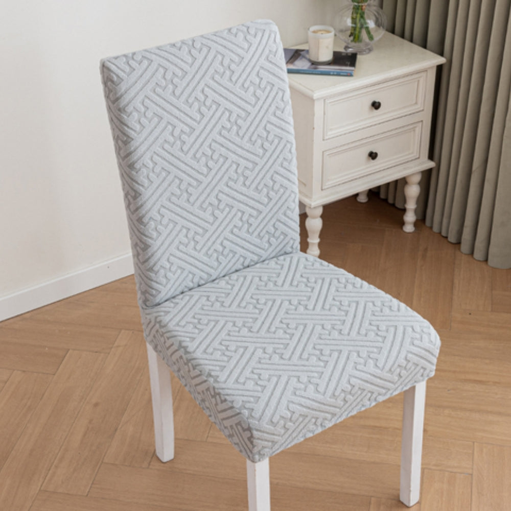 Stretch-Fit Microfiber Dining Chair Cover