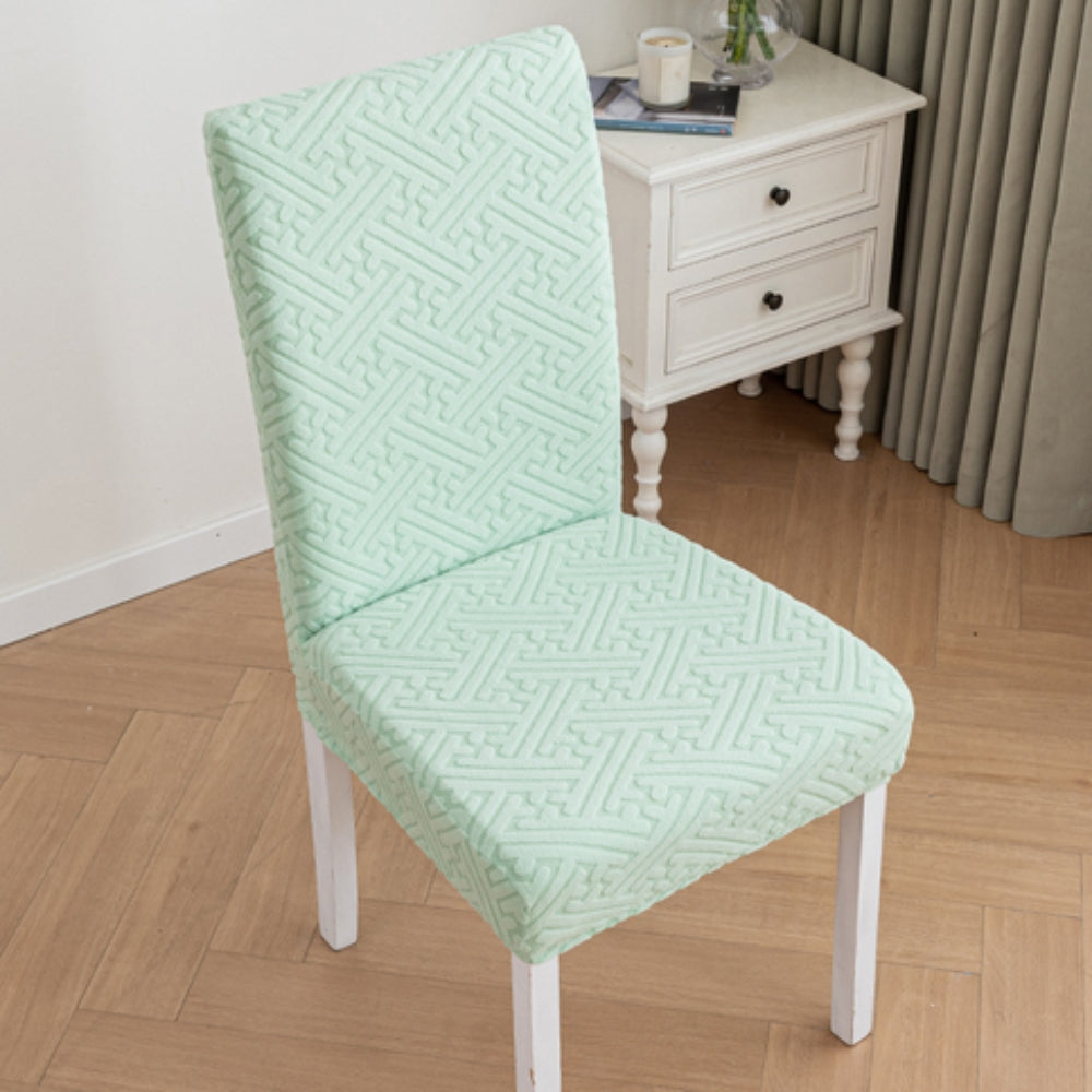 Stretch-Fit Microfiber Dining Chair Cover