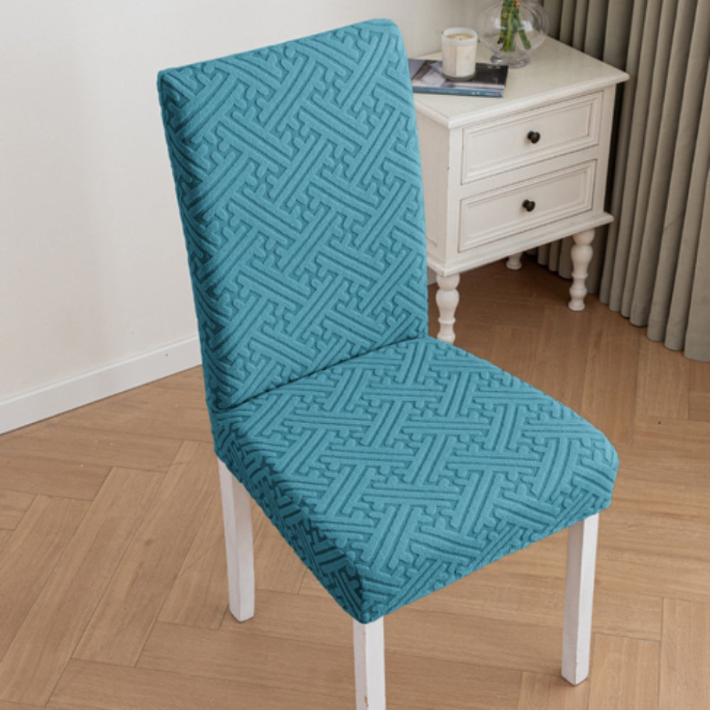 Stretch-Fit Microfiber Dining Chair Cover