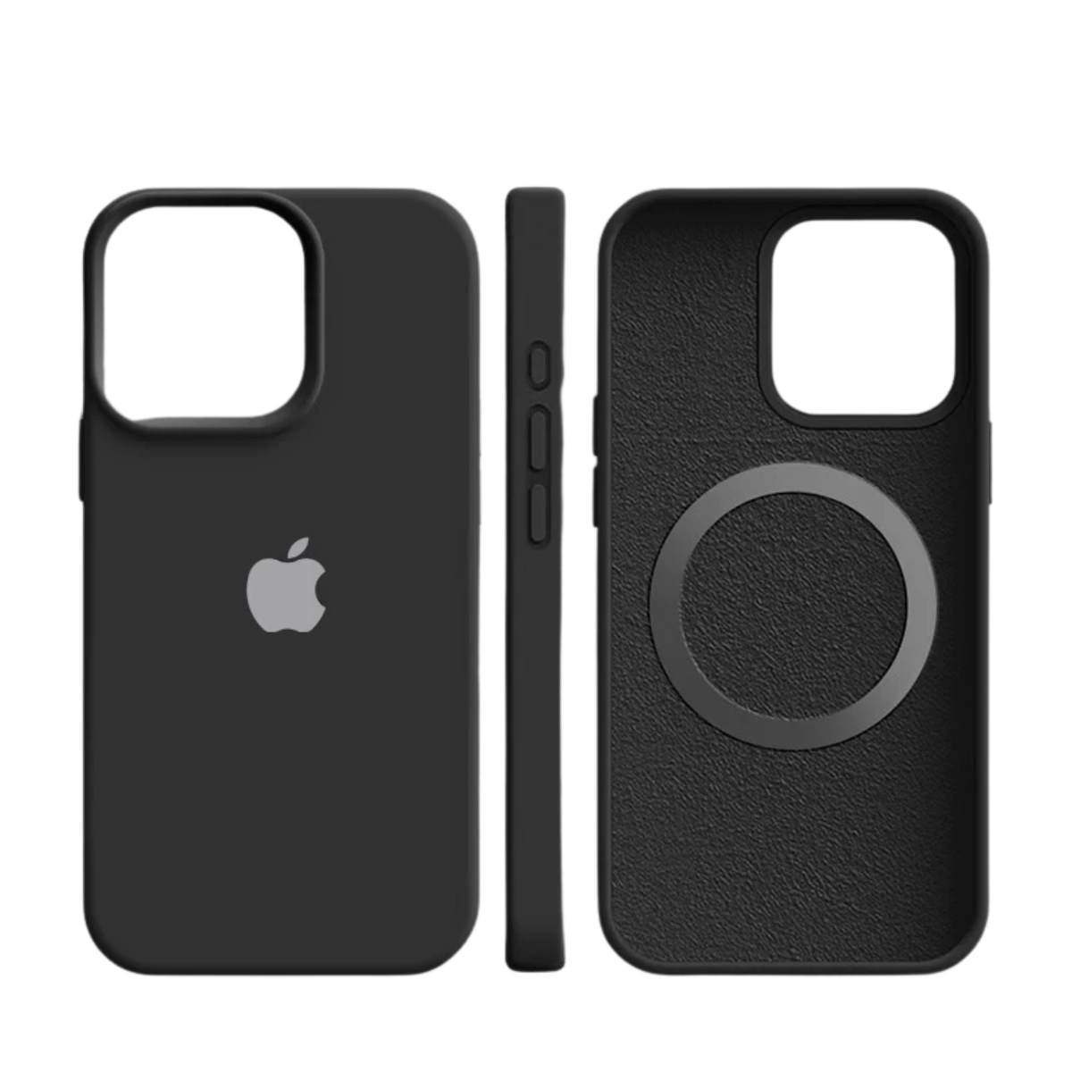Magnetic Silicone iPhone Case with Soft-Touch Texture