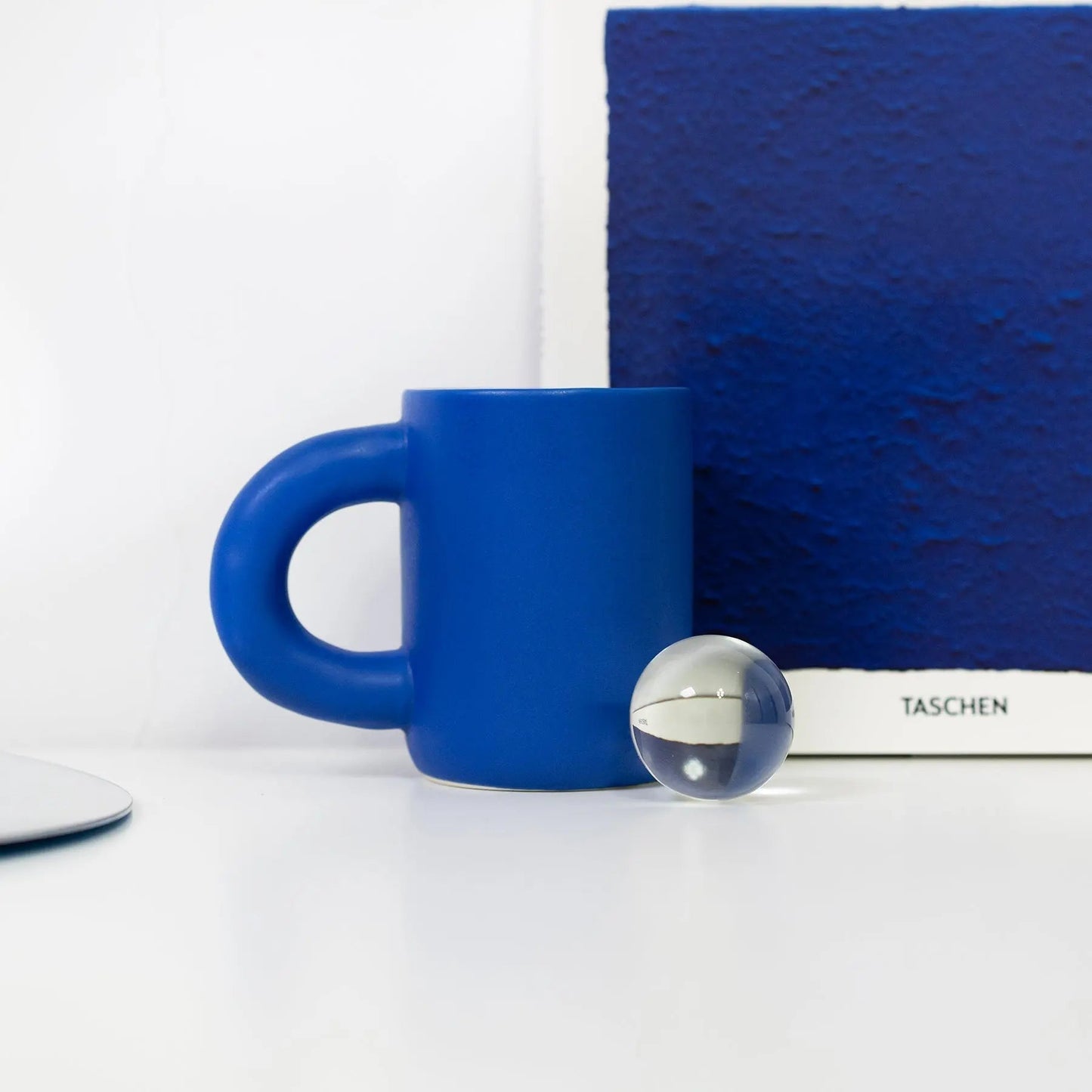 Durable Ceramic Coffee Mug with Spoon - 7.5 oz to 10 oz, Assorted Colors