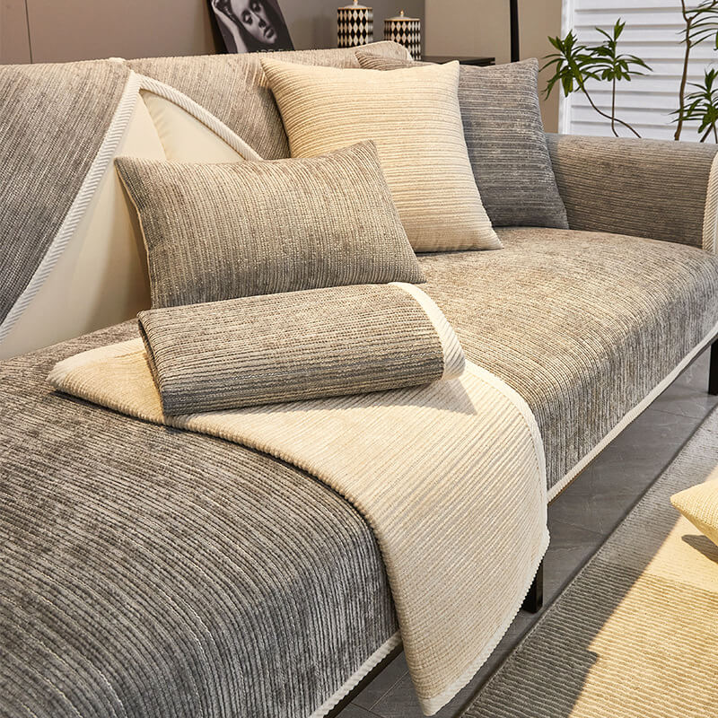 Scratch Resistant Recyclable Sofa Cover - Machine Washable Pet Protection