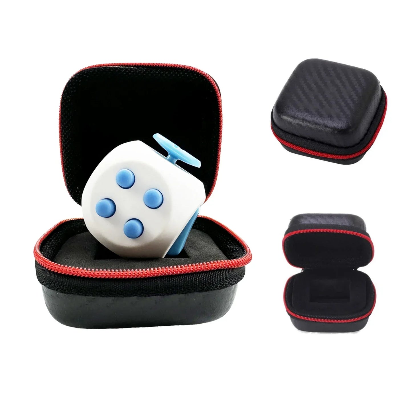 Sensory Fidget Cube with Tactile Controls for Stress Relief