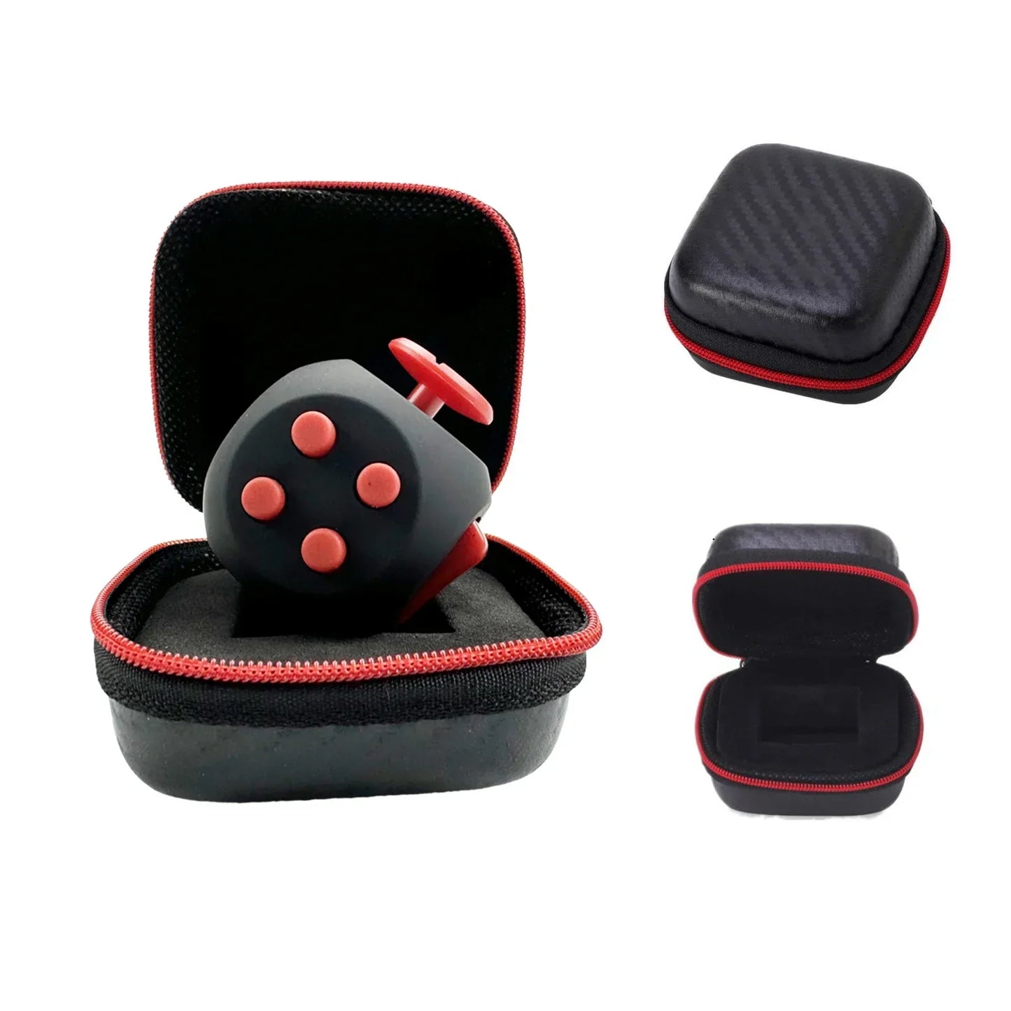 Sensory Fidget Cube with Tactile Controls for Stress Relief