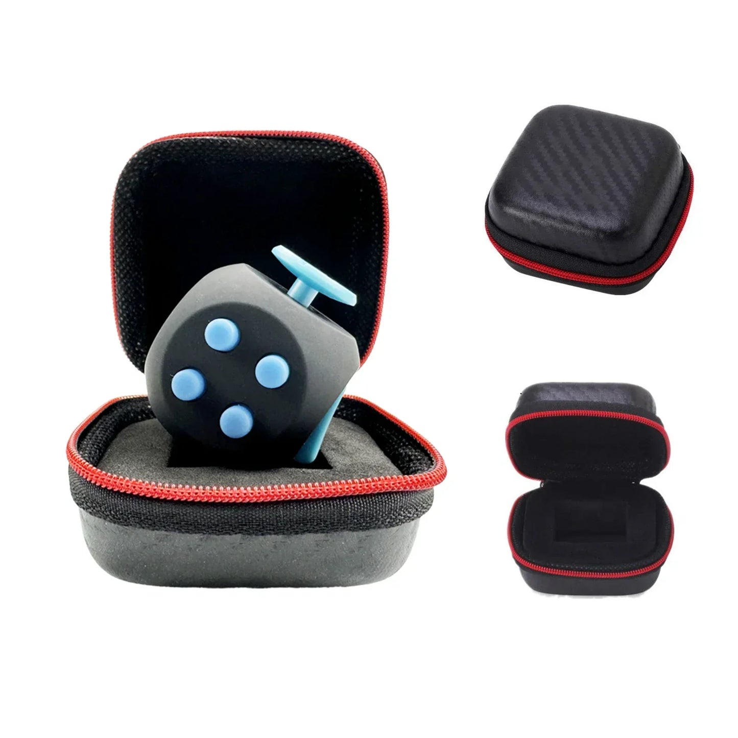 Sensory Fidget Cube with Tactile Controls for Stress Relief