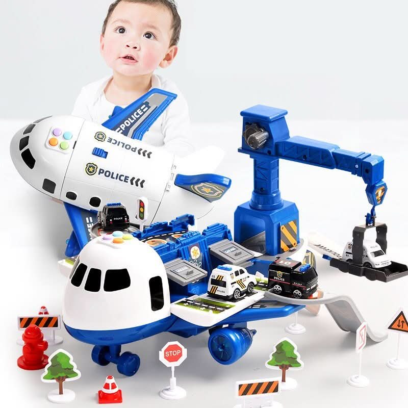 Adventure Air Play Set with Airplane and Vehicles for Kids