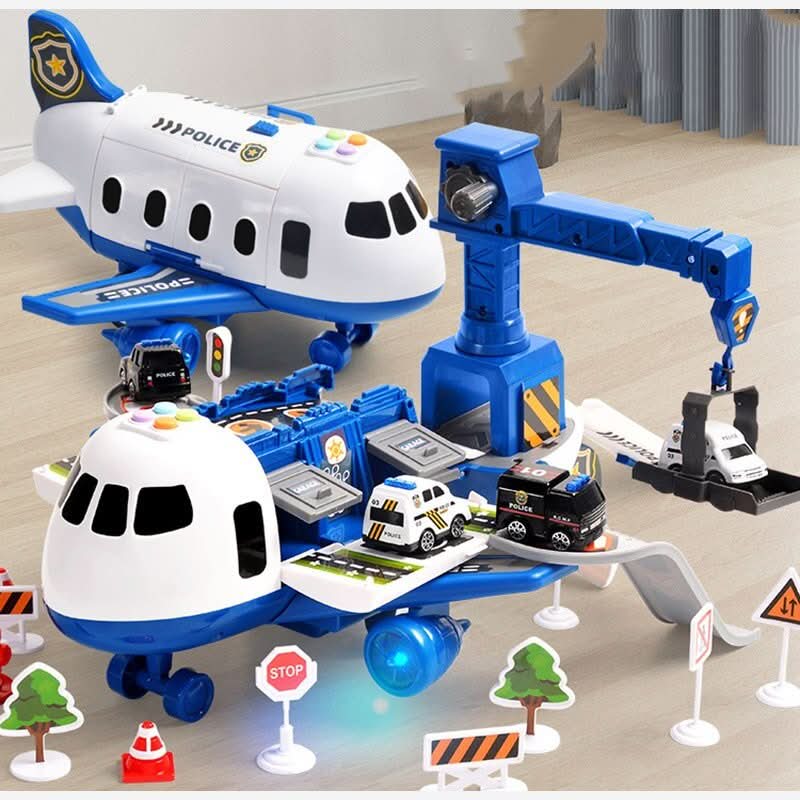 Adventure Air Play Set with Airplane and Vehicles for Kids